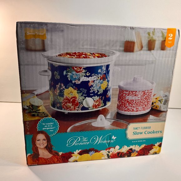 The Pioneer Woman Kitchen The Pioneer Woman 2 Pack Slow Cookers
